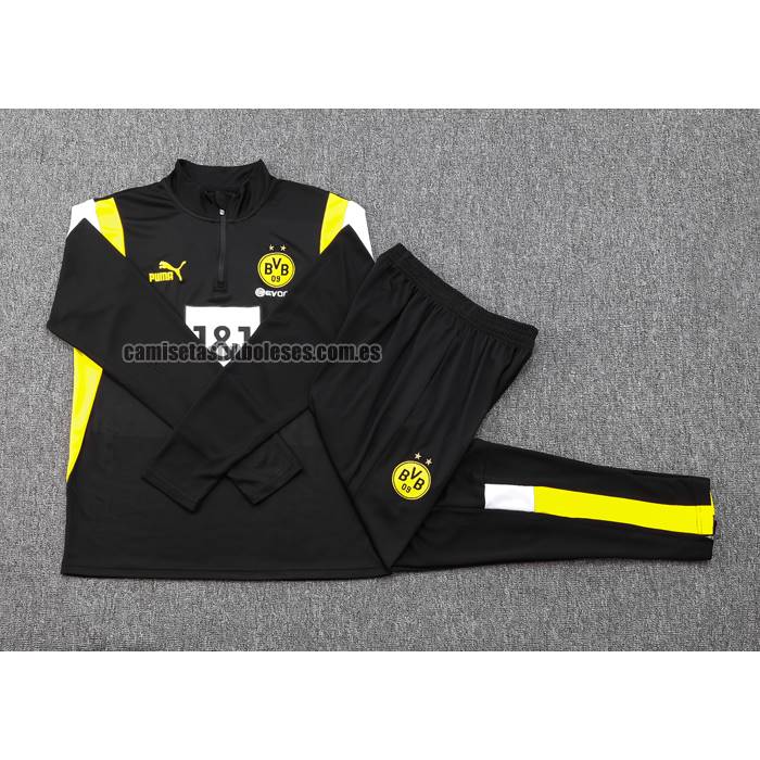 Chandal de Sudadera del Borussia Dortmund 2023 2024 Negro